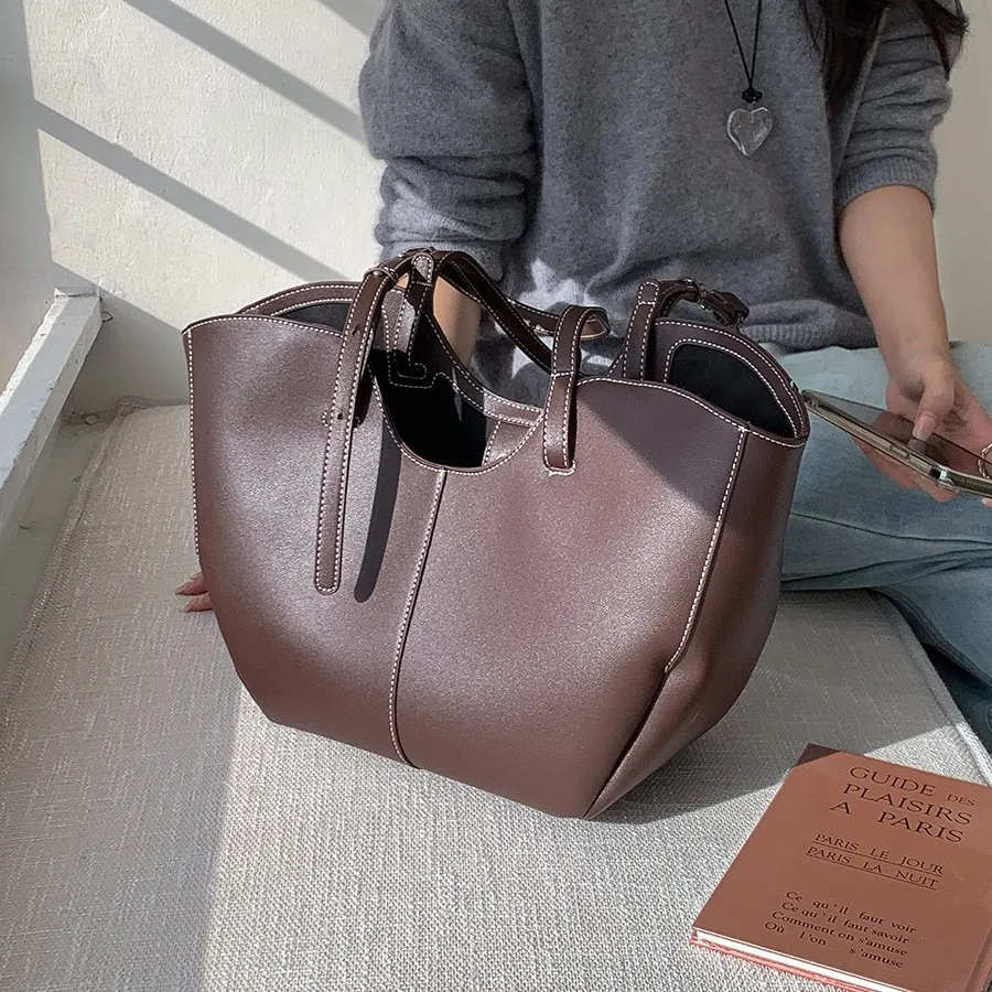 Vintage Women Handbag Large Ca - Women Bags Leather incelemesi ve fiyatı
