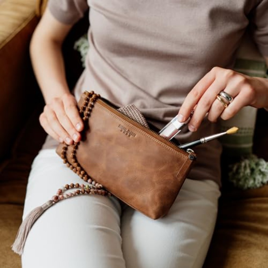 Vintage Genuine Leather Makeup - Women Bags Leather incelemesi ve fiyatı