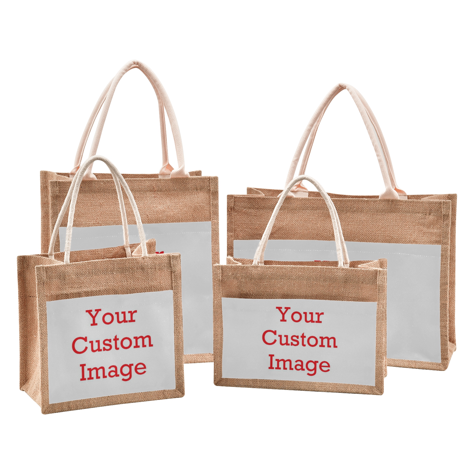 Portable Burlap Jute Shopping  - Women Bags Jute incelemesi ve fiyatı