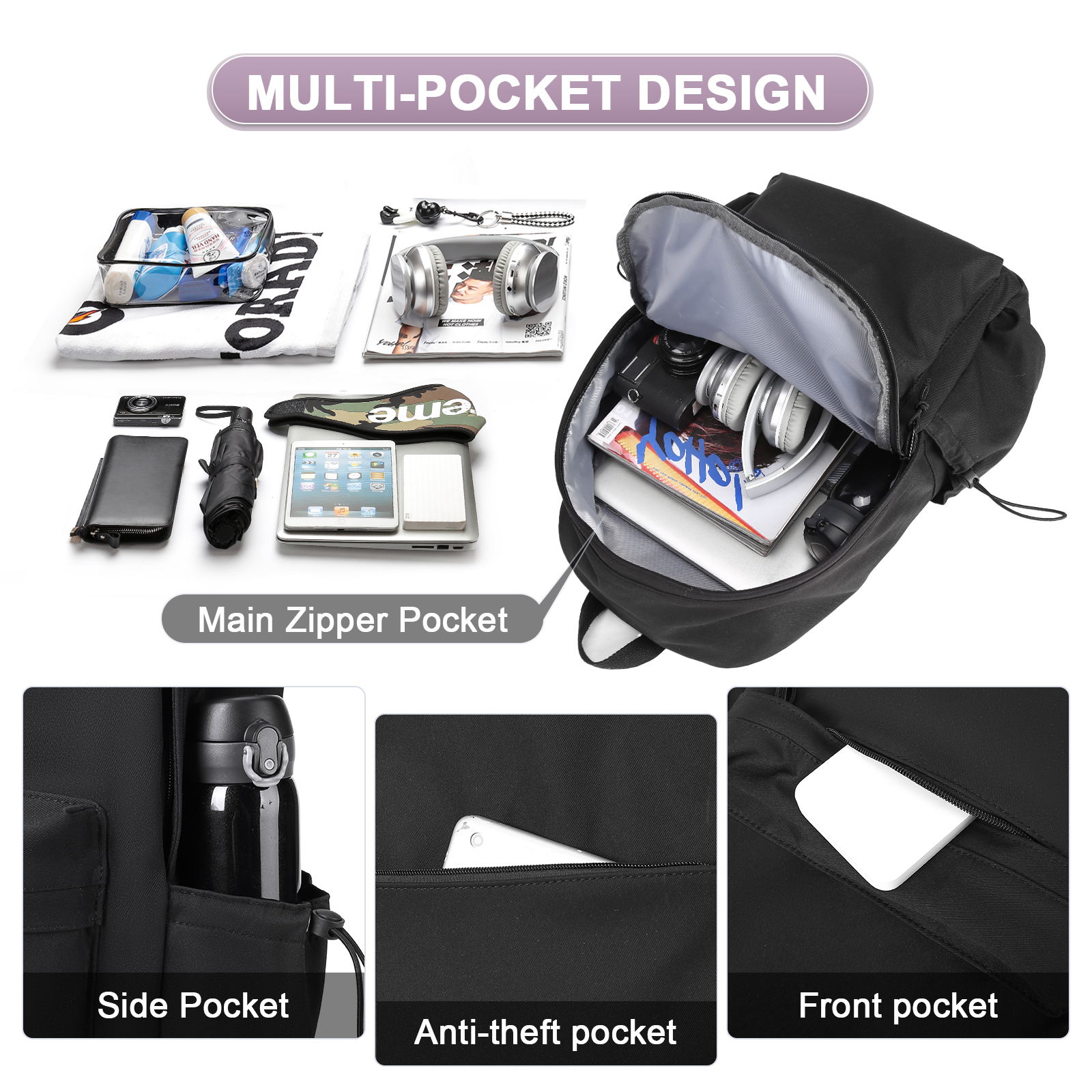 Backpack for School College La - Women Bags For Laptop incelemesi ve fiyatı