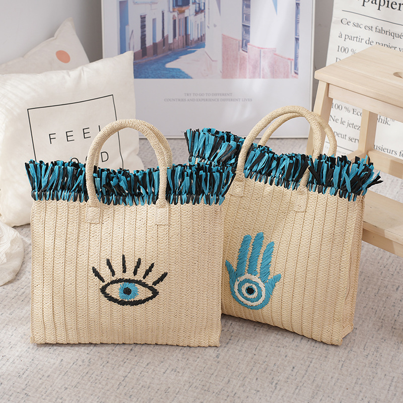 Natural Jute Straw Tote Bag Fr - Women Bags Jute incelemesi ve fiyatı
