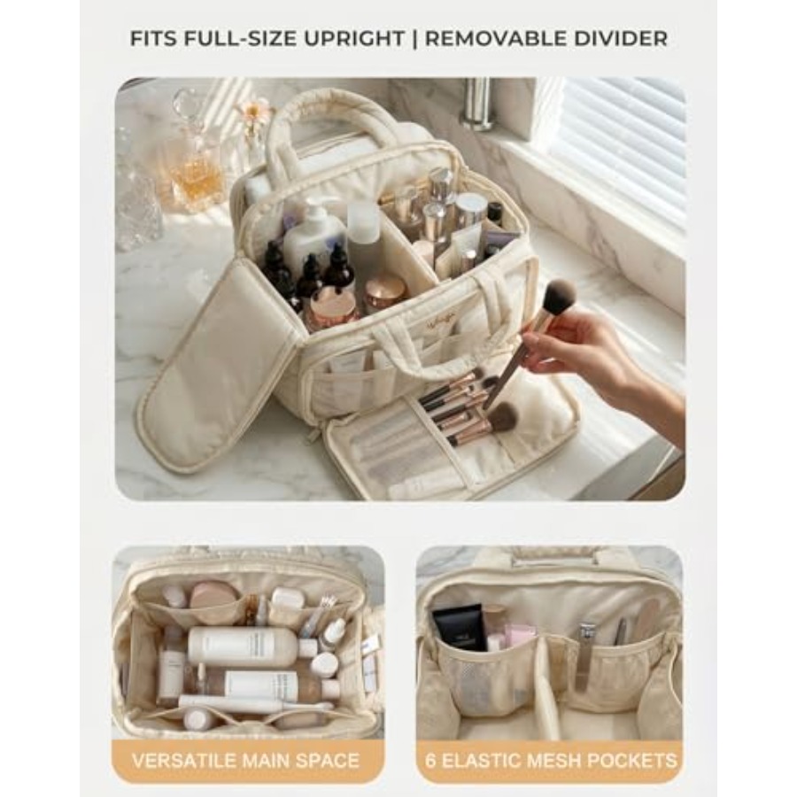 Large Quilted Toiletry Bag for - Women'S Bag incelemesi ve fiyatı