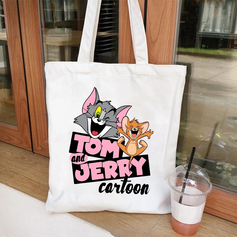 Tom and Jerry Cute Canvas Bag  - Women Bags Gift incelemesi ve fiyatı