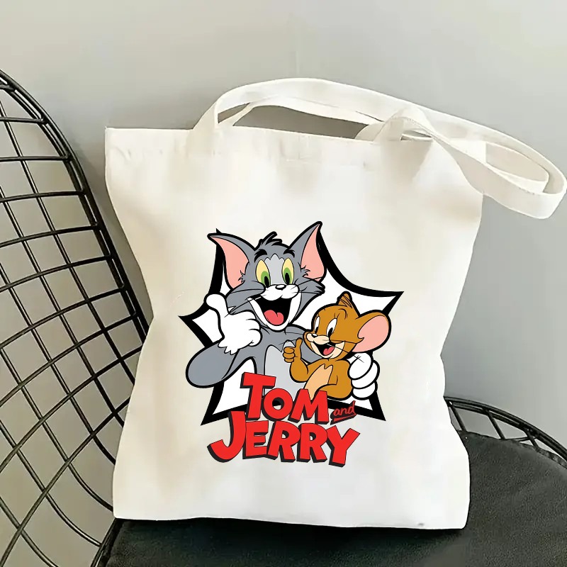 Tom and Jerry Cute Canvas Bag  - Women Bags Gift incelemesi ve fiyatı