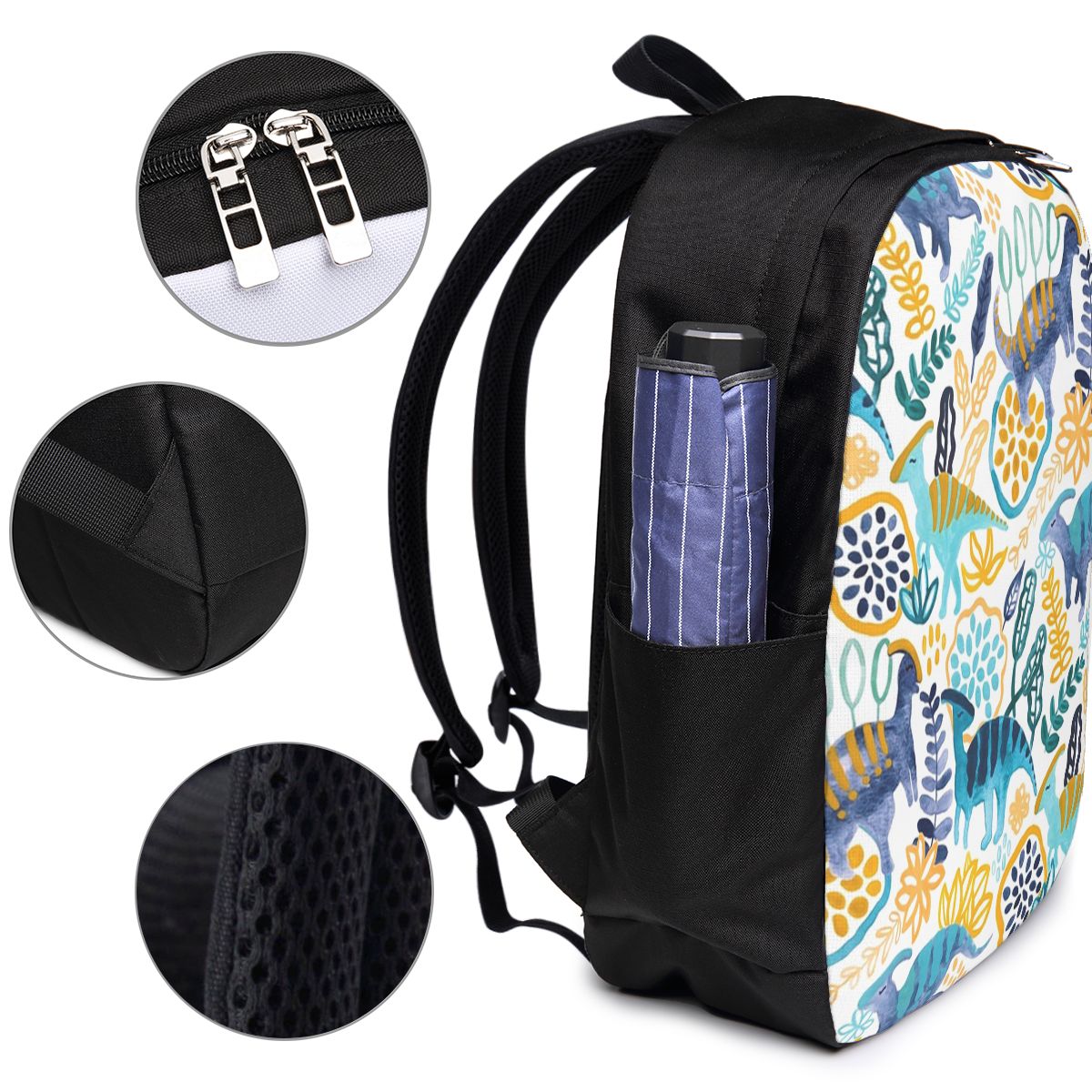 Gouache Parasaurolophuses Back - Women Bags For Laptop incelemesi ve fiyatı