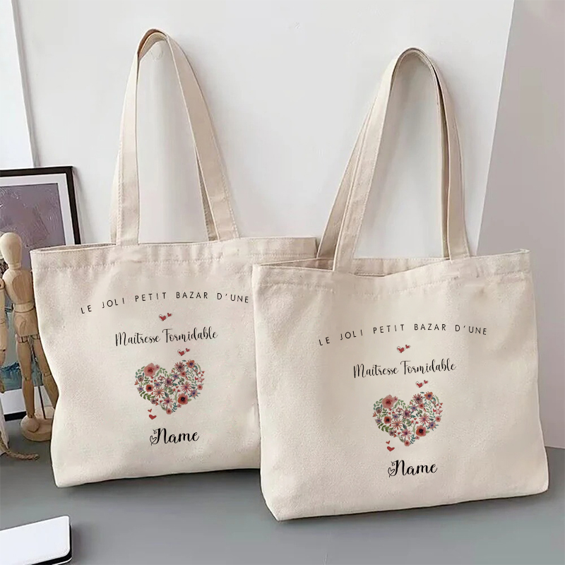 Personalized Name ATSEM Super  - Women Bags Jute incelemesi ve fiyatı