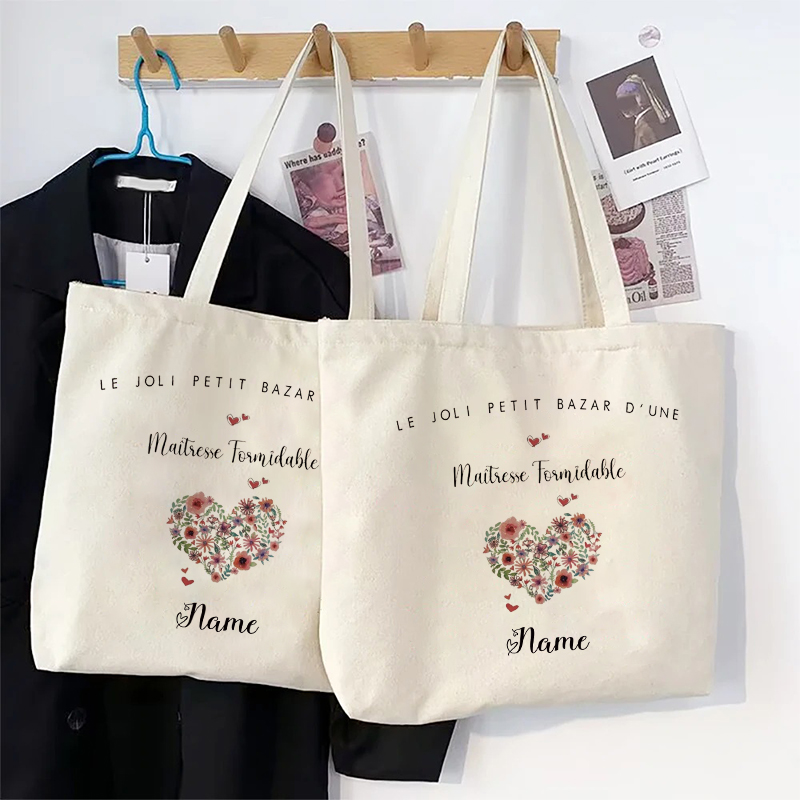 Personalized Name ATSEM Super  - Women Bags Jute incelemesi ve fiyatı