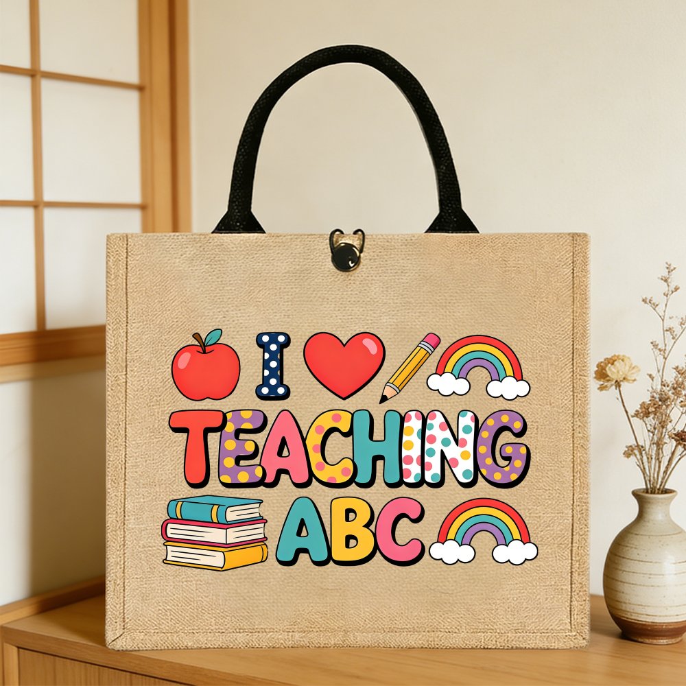 1pc Tote Bag, Versatile Jute B - Women Bags Jute incelemesi ve fiyatı