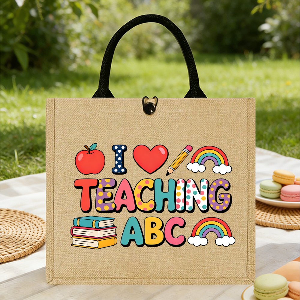 1pc Tote Bag, Versatile Jute B - Women Bags Jute incelemesi ve fiyatı