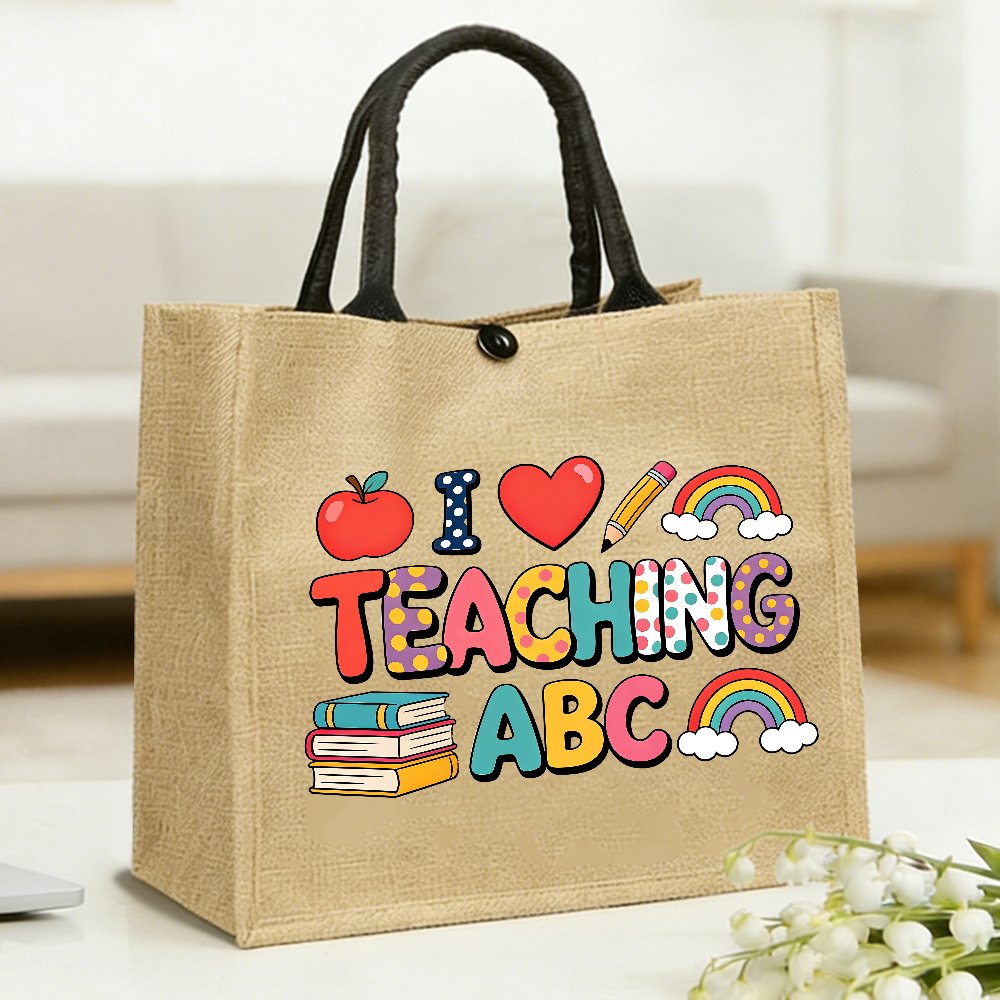 1pc Tote Bag, Versatile Jute B - Women Bags Jute incelemesi ve fiyatı
