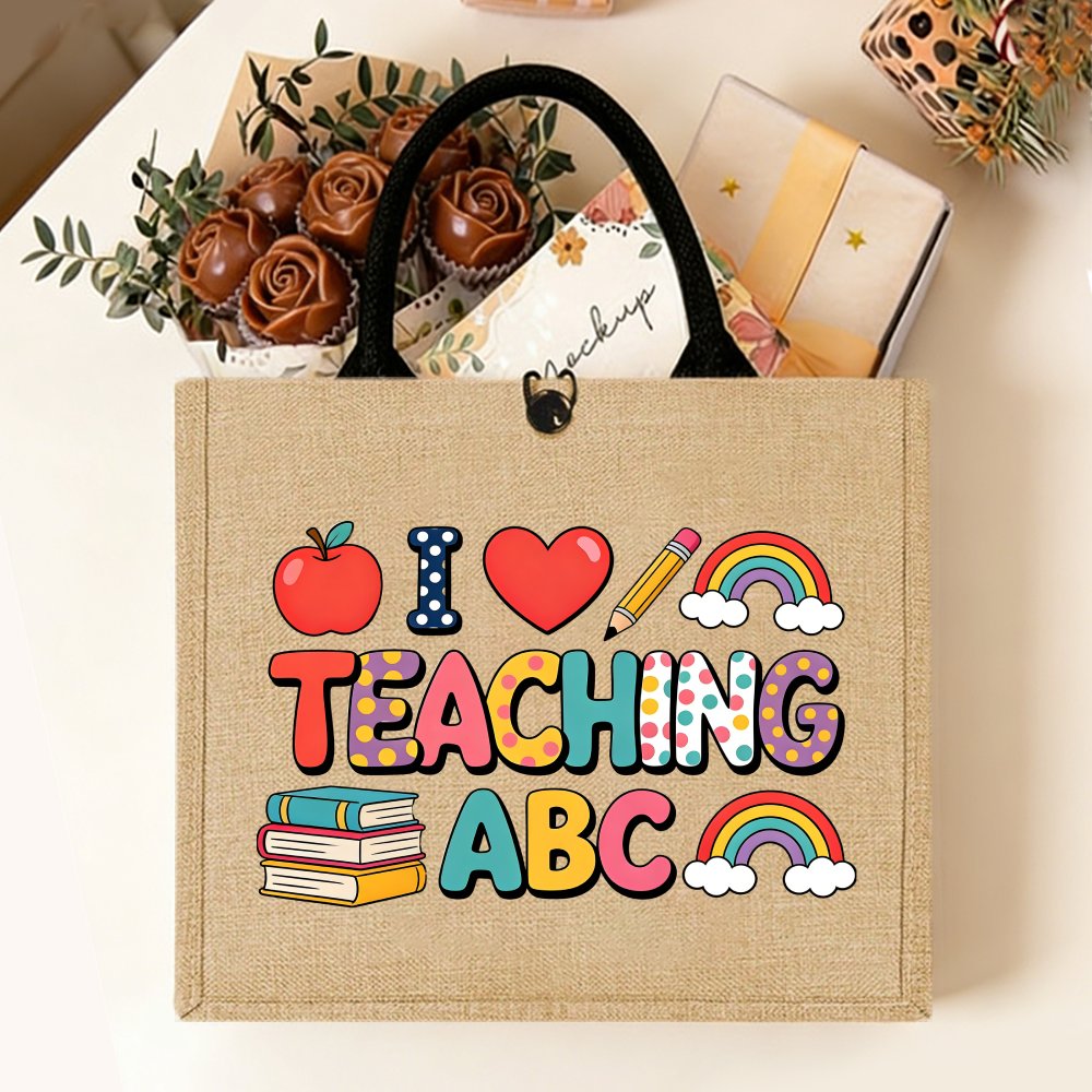 1pc Tote Bag, Versatile Jute B - Women Bags Jute incelemesi ve fiyatı