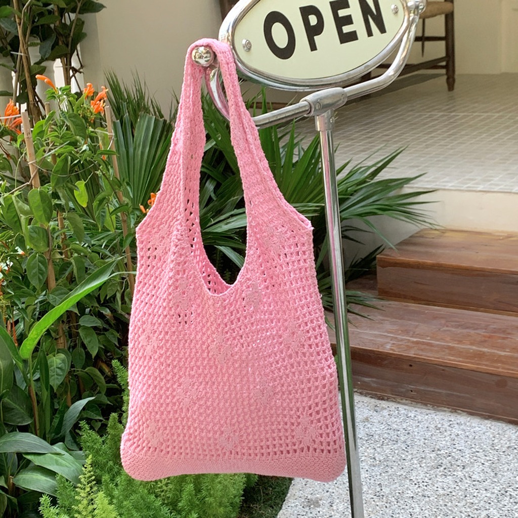 Crochet Bag Handmade Hollow Ou - Women Bags Handmade incelemesi ve fiyatı