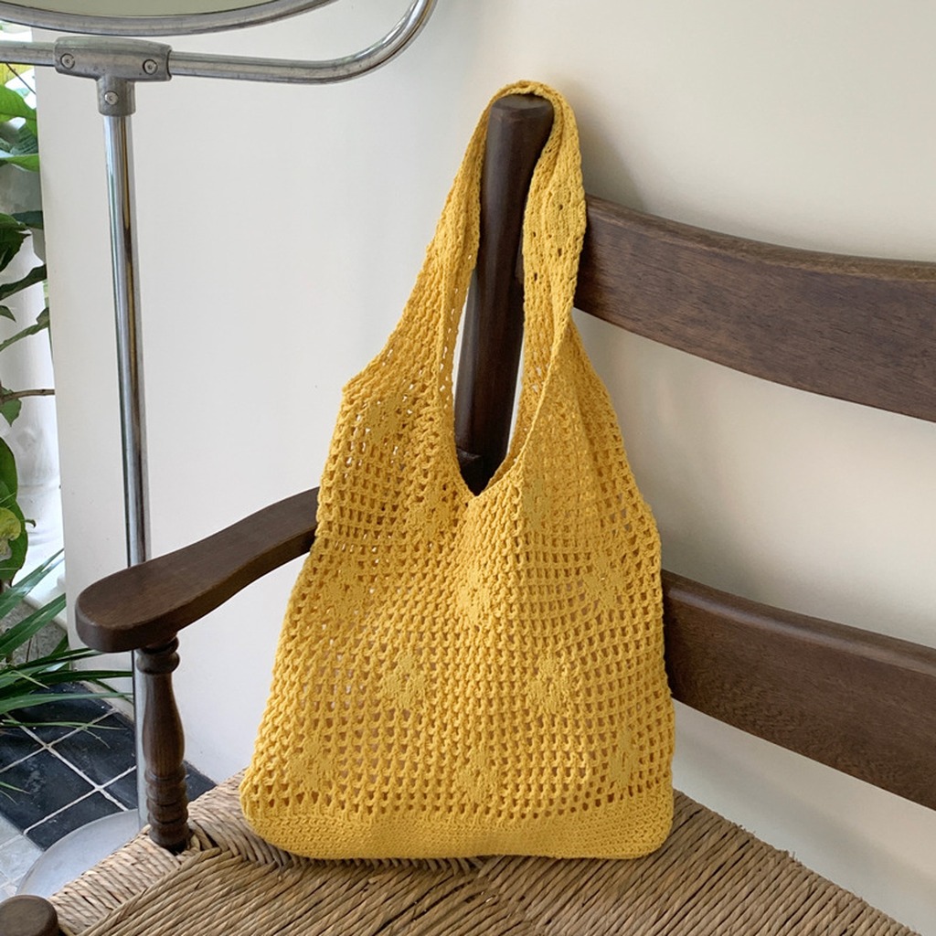 Crochet Bag Handmade Hollow Ou - Women Bags Handmade incelemesi ve fiyatı