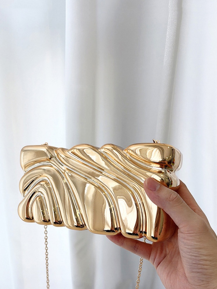 Acrylic Wing Striped Electropl - Women Handheld Bags incelemesi ve fiyatı