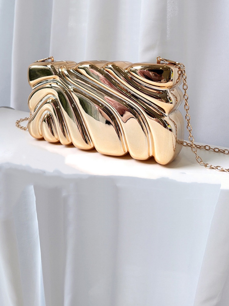 Acrylic Wing Striped Electropl - Women Handheld Bags incelemesi ve fiyatı