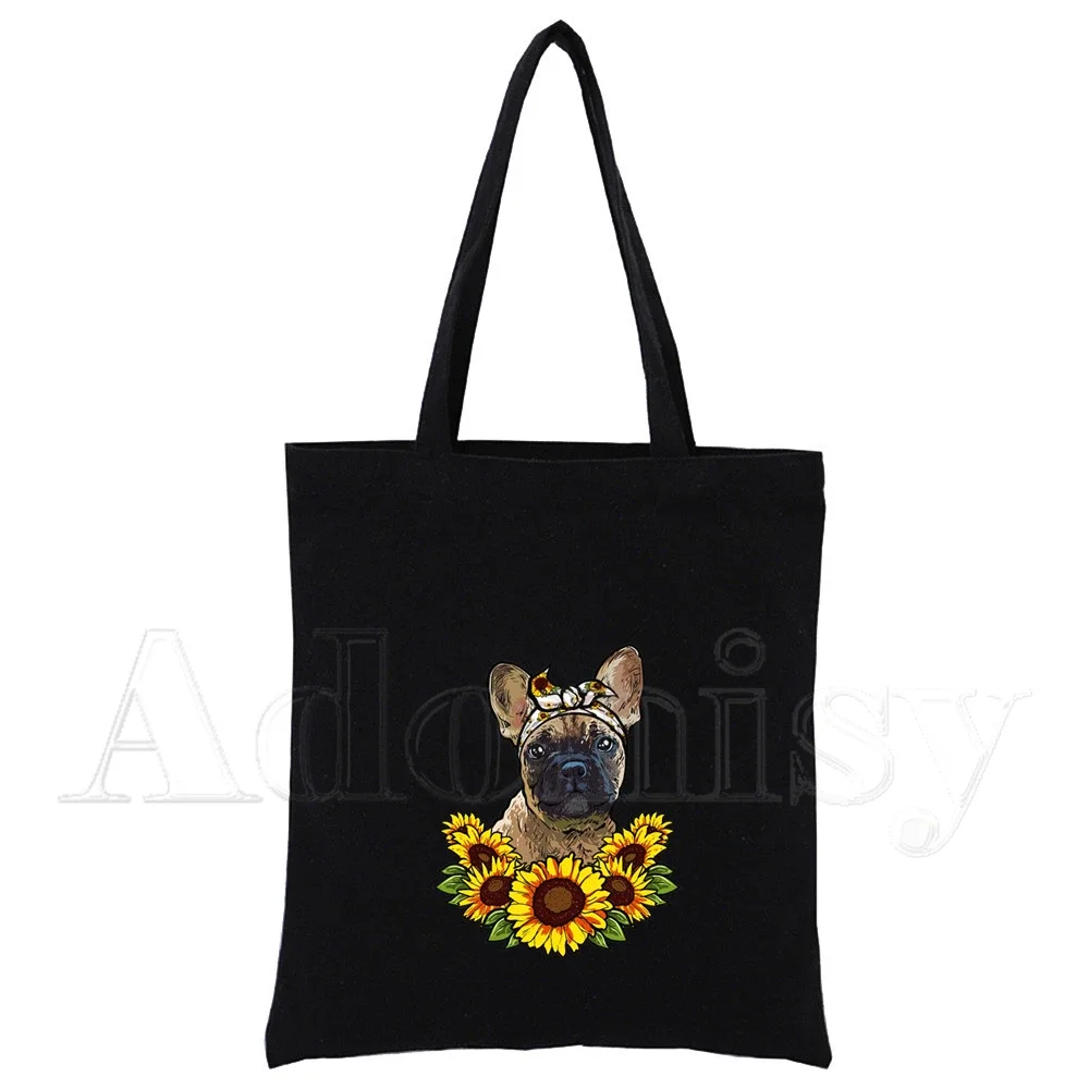 French Bulldog Shopping Bag Gr - Women Bags Jute incelemesi ve fiyatı