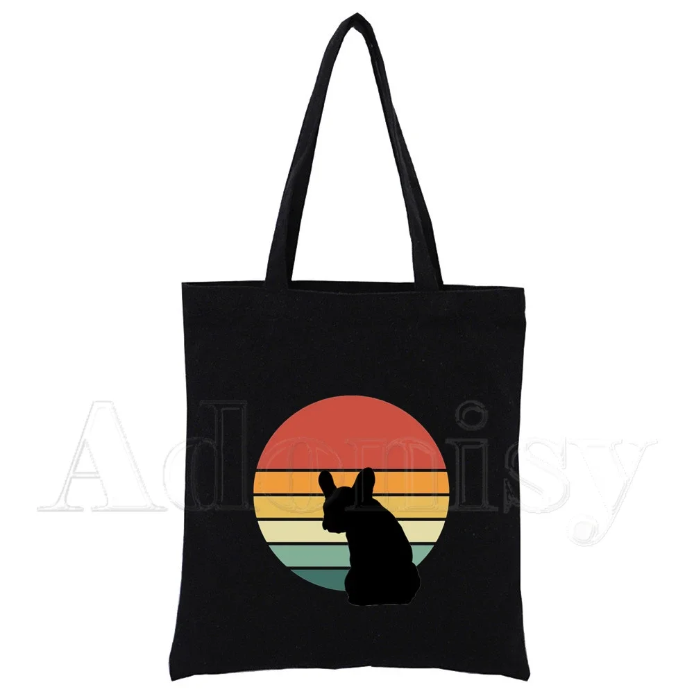French Bulldog Shopping Bag Gr - Women Bags Jute incelemesi ve fiyatı